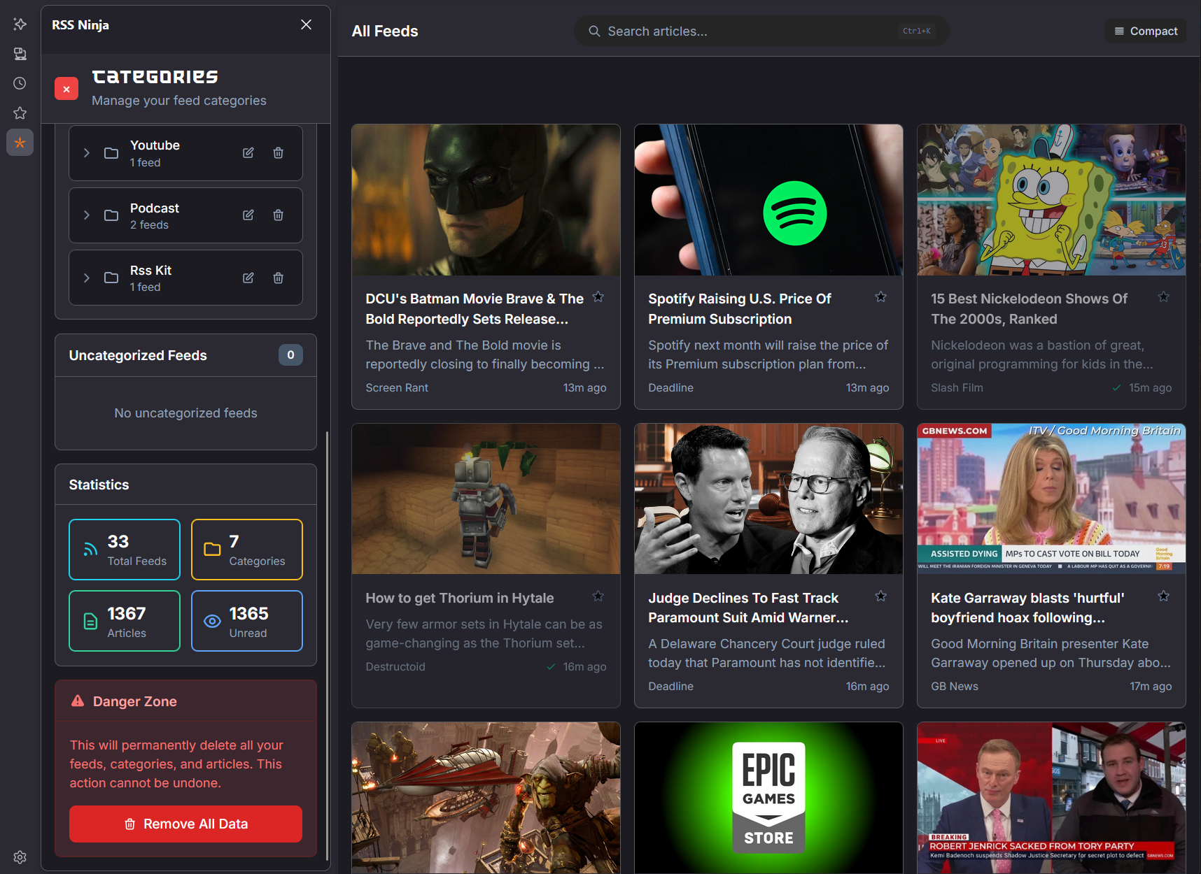 RSS Ninja World News